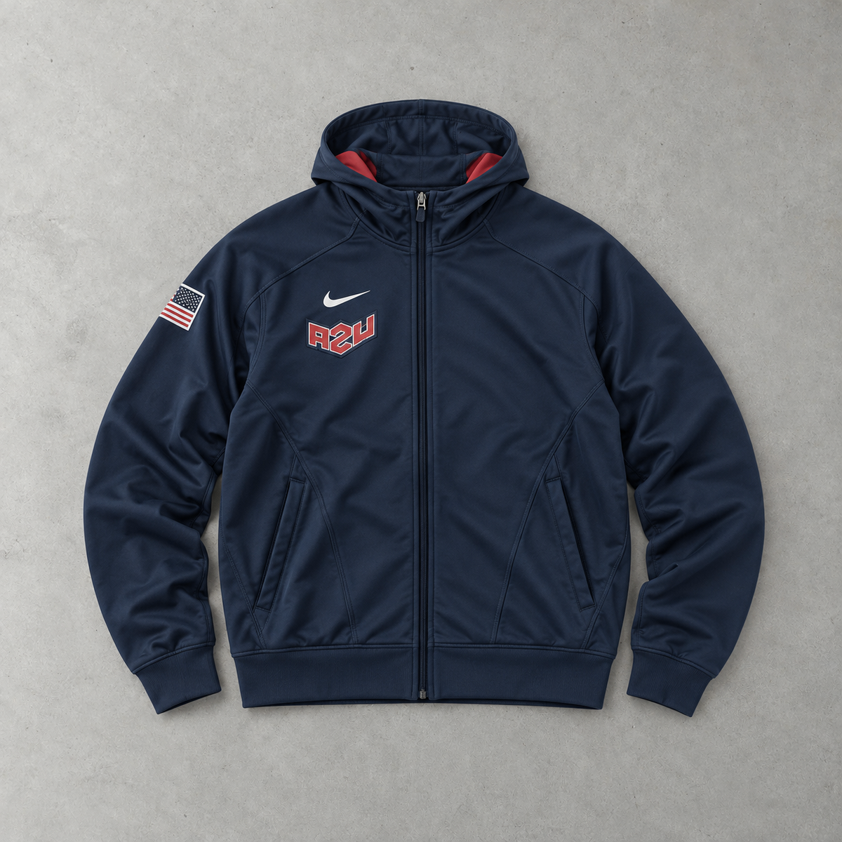 Nike Hoodie Marineblau Rare (M) Stitched Logo