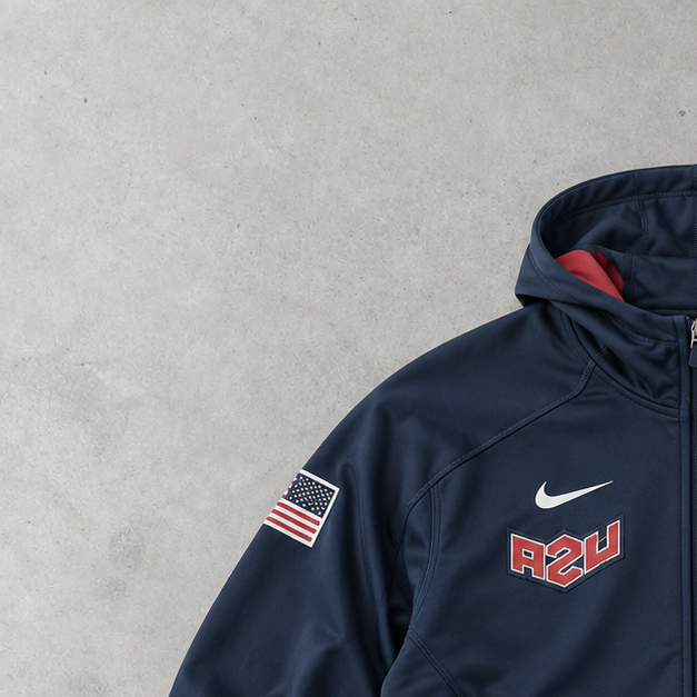 Nike Hoodie Marineblau Rare (M) Stitched Logo