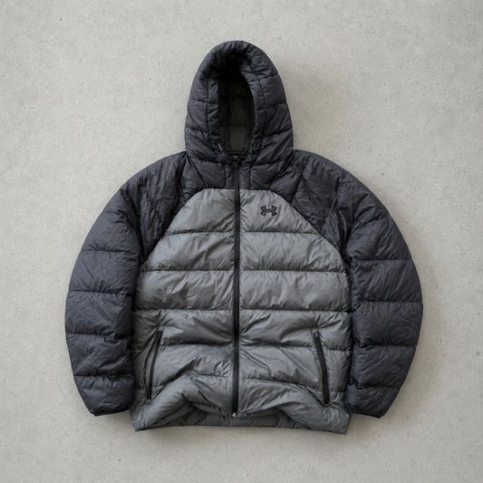 Under Armour Puffer Jacket Gray / Black Limited (L)