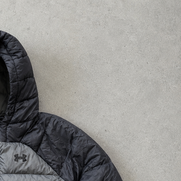 Under Armour Puffer Jacket Gray / Black Limited (L)