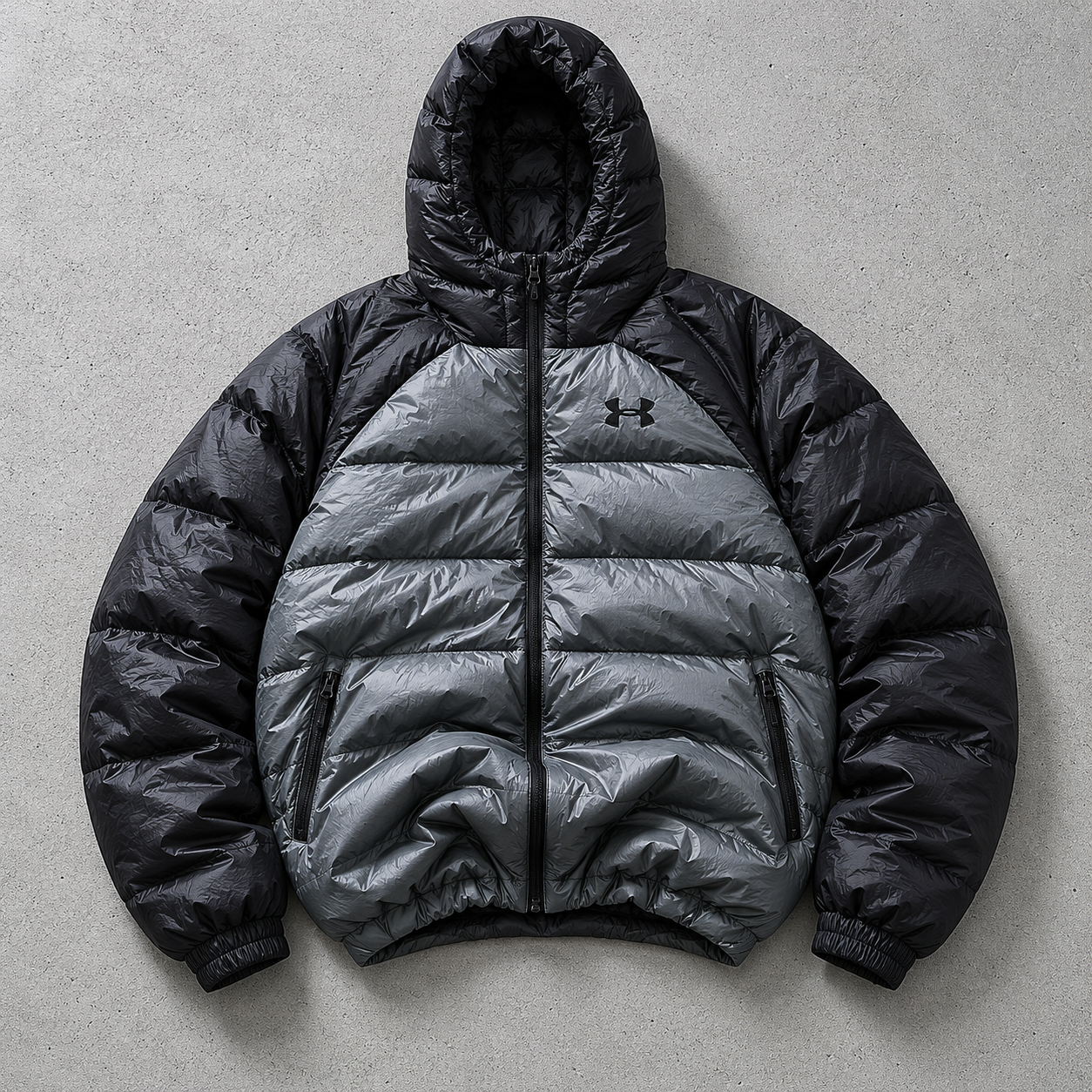 Under Armour Puffer Jacket Gray / Black Limited (L)