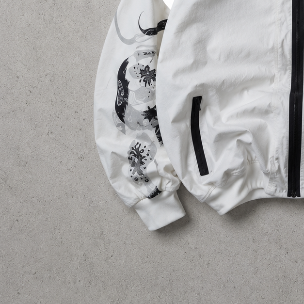 Nike Fleece Jacket Black, White Limited (L)