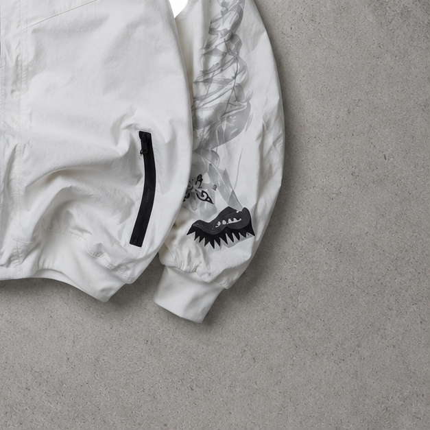 Nike Fleece Jacket Black, White Limited (L)