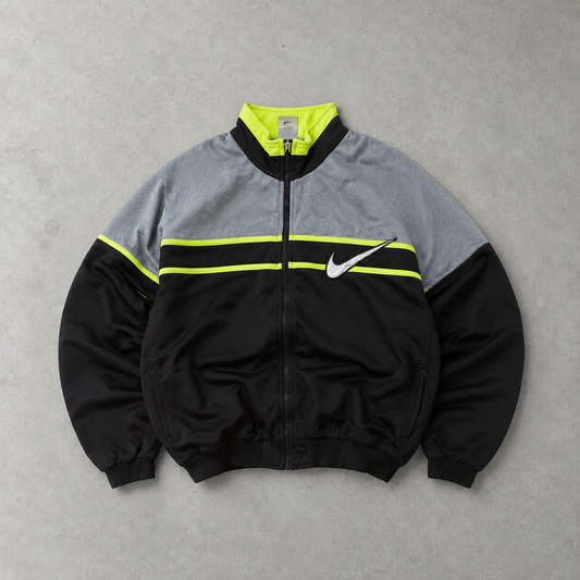 90S Nike Track Jacket Schwarz Rare (L)