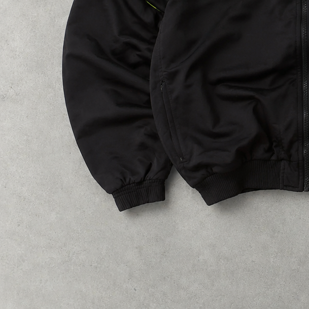 90S Nike Track Jacket Schwarz Rare (L)