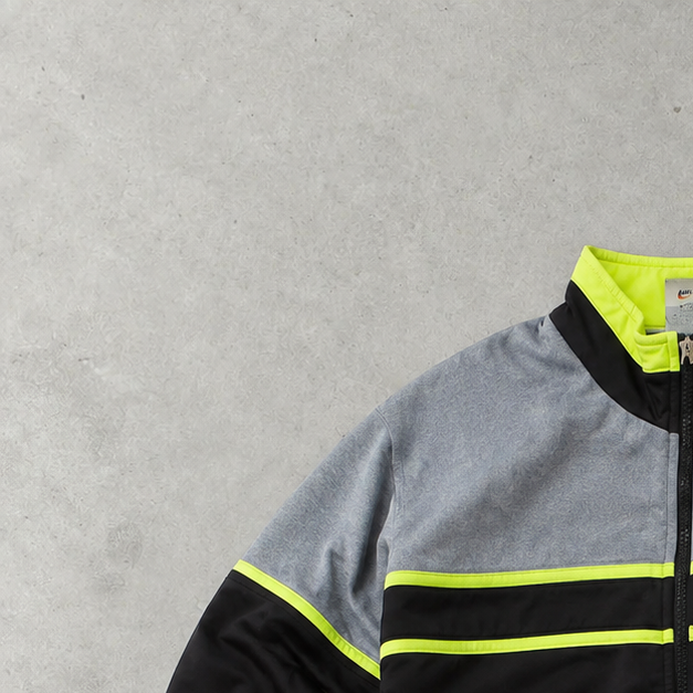 90S Nike Track Jacket Schwarz Rare (L)