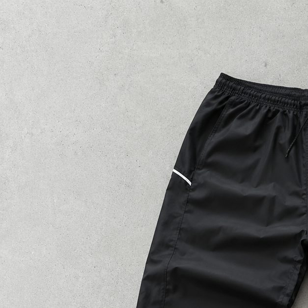 Nike Trainingshose Schwarz / Weiß Selten (S)