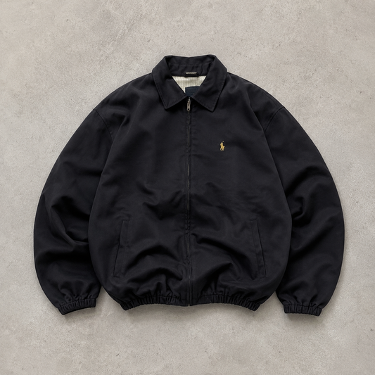 Ralph Lauren Harrington Jacket Black Rare (L)