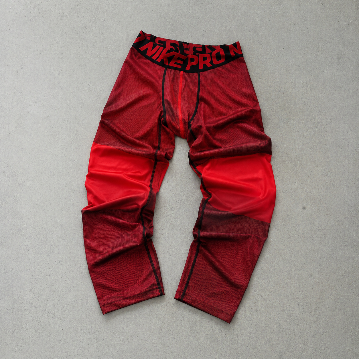 Nike Leggings Burgunderrot, Red Rare (M)