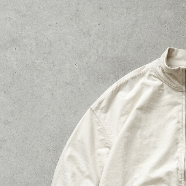 Ralph Lauren Jacket Cream Rare (XL) Stitched Logo