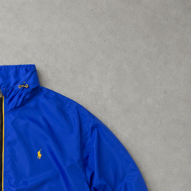 Ralph Lauren Windbreaker Blau, Gelb Limited (M)