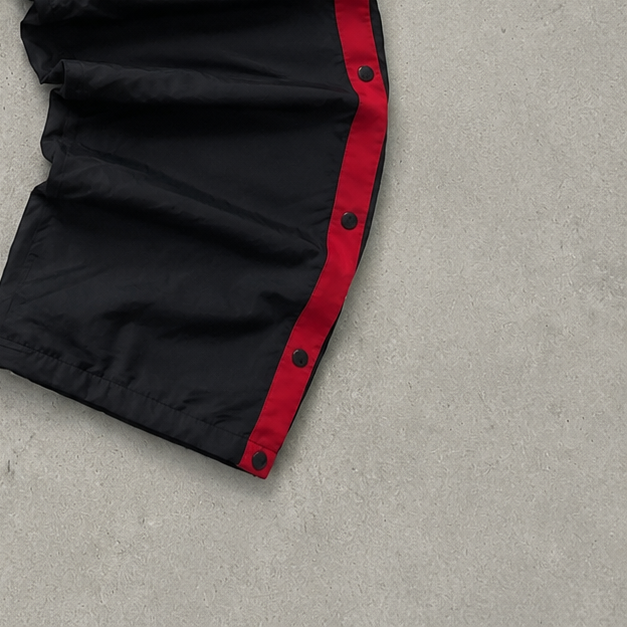 Y2K 2010s Nike Track Pants Schwarz, Weiß Rare (M)