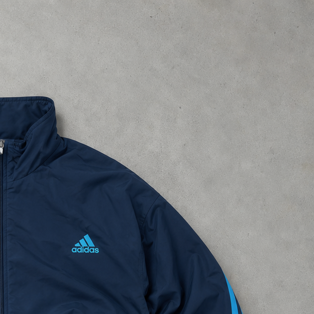 Vintage Adidas Trainingsjacke Marine/Blau Limited (M)