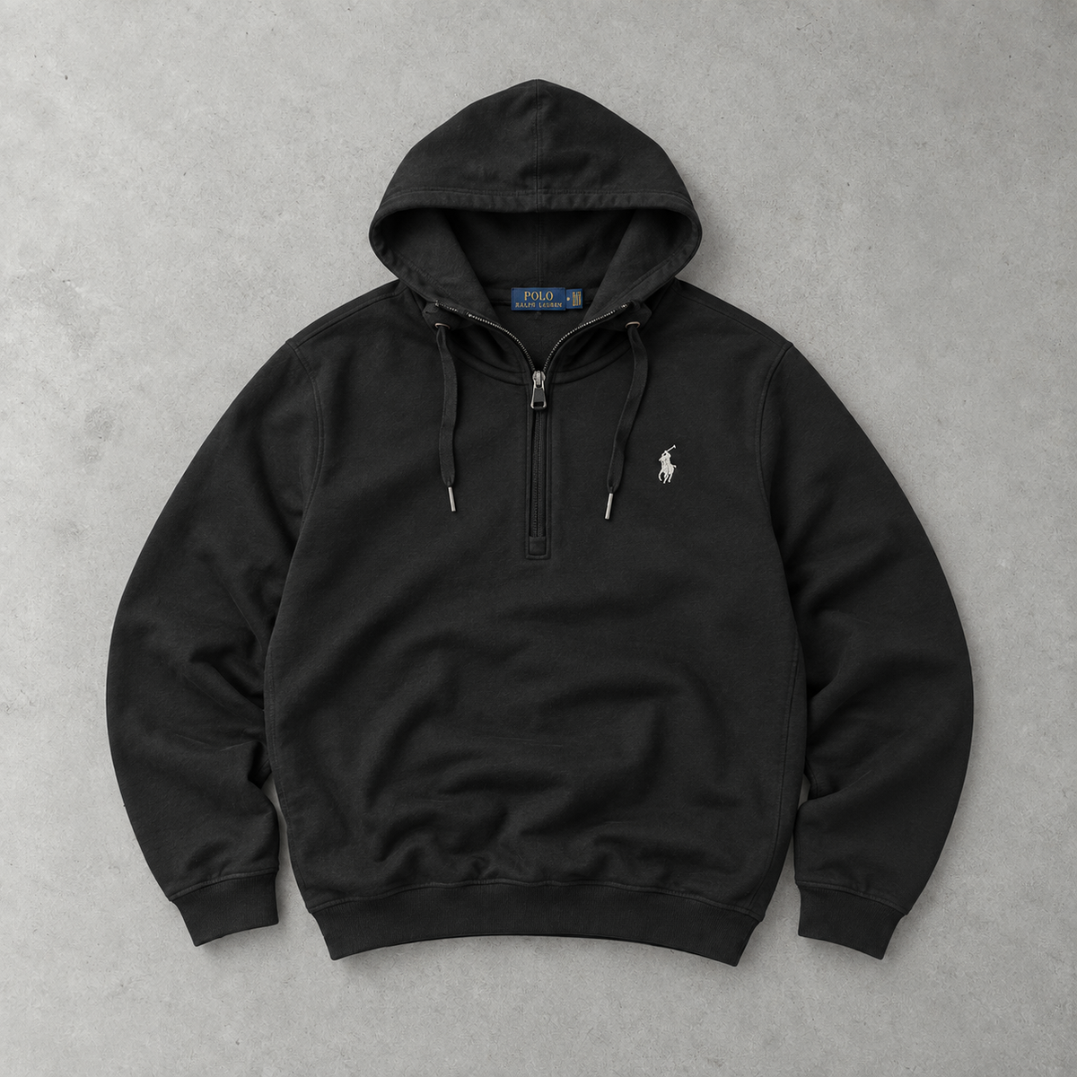 Ralph Lauren Sweater Schwarz Stitched Logo Limited (M)