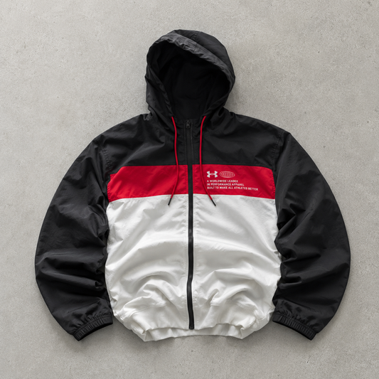 Under Armour Windbreaker Black / White Limited (L)