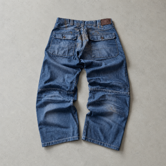 Y2K True Religion Bootcut Jeans Navy Limited (M)