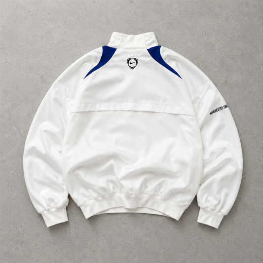 PSG 90s Y2K Nike Track Jacket White Rare (L)