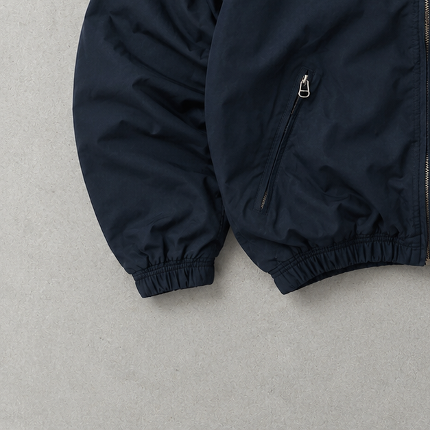 Polo Ralph Lauren Windbreaker Marineblau, Gold Rare (M)