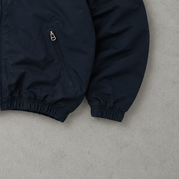 Polo Ralph Lauren Windbreaker Marineblau, Gold Rare (M)