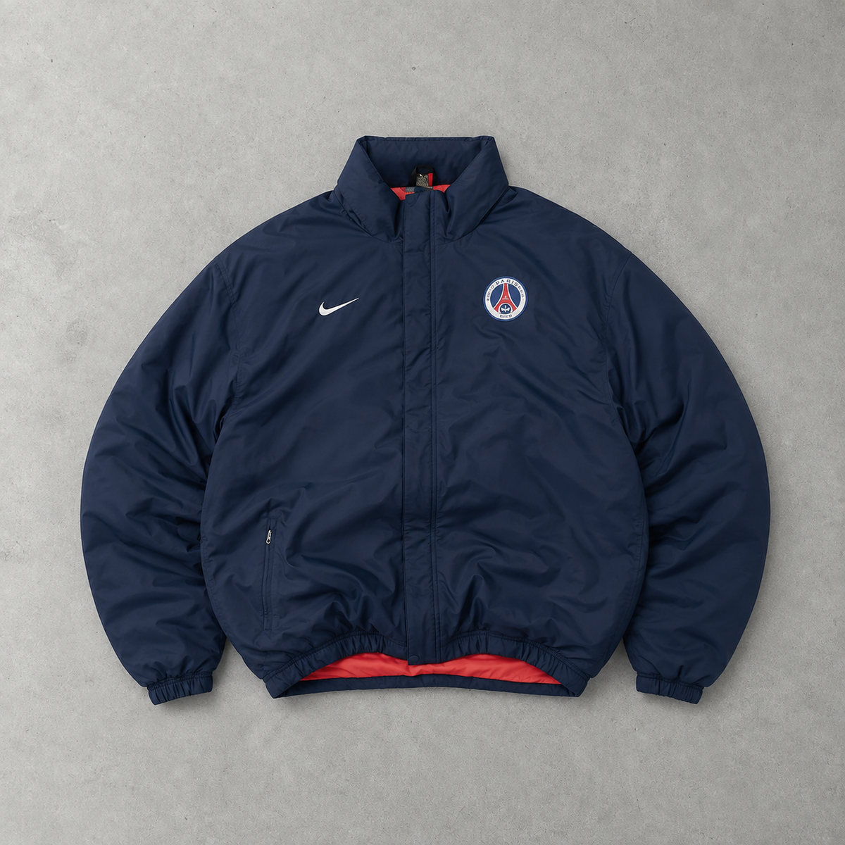 Doudoune PSG Nike bleu marine limitée (taille L)