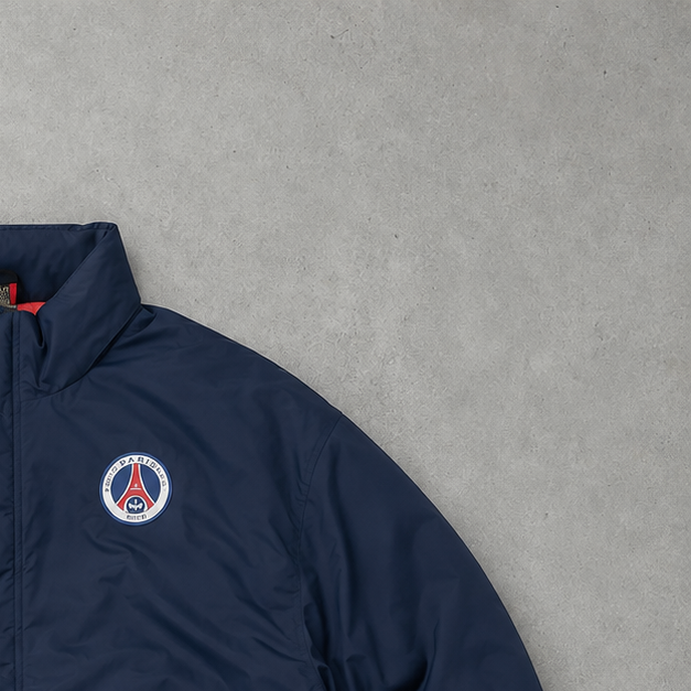 Doudoune PSG Nike bleu marine limitée (taille L)