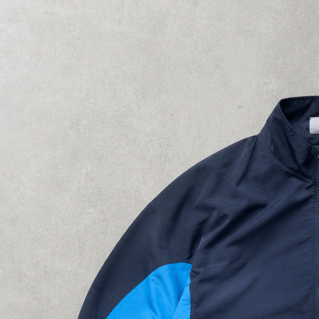 Vintage Nike Track Jacket Blue, Marineblau Rare (M)