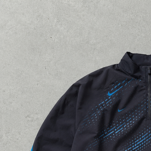 Vintage Nike Track Jacket Blue, Marineblau Rare (M)