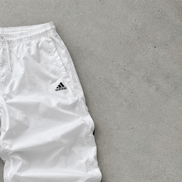 90s Adidas Track Pants Weiß Limited (M)