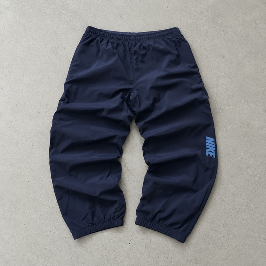 Y2K Nike Sweatpants Blue, Black Rare (M)