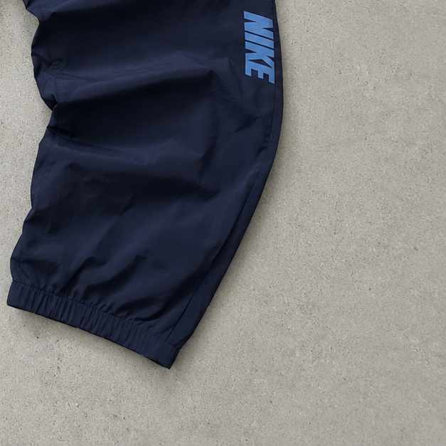 Y2K Nike Sweatpants Blue, Black Rare (M)
