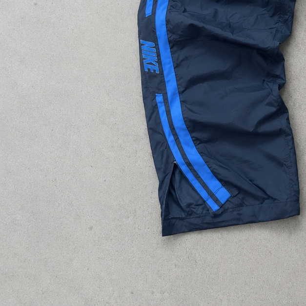 Y2K Nike Sweatpants Blue, Black Rare (M)
