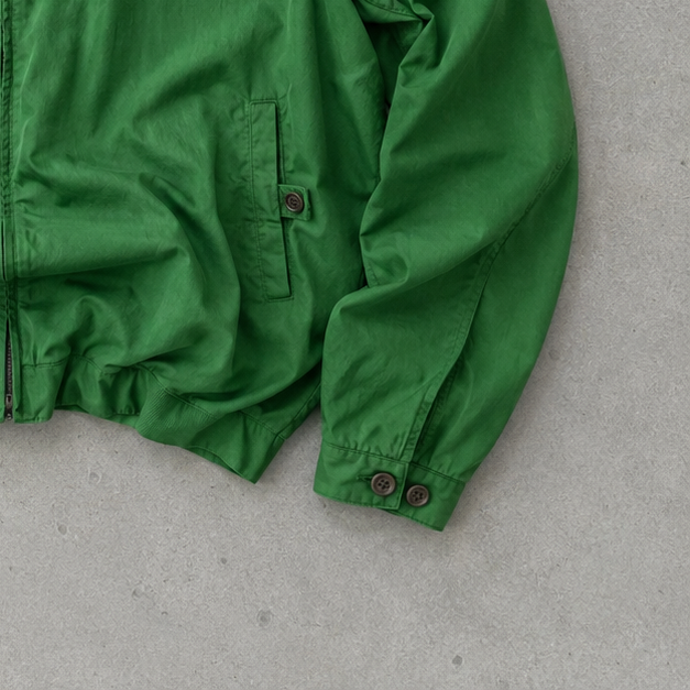 Lacoste Harrington Jacket Green / Dark Green Limited Stitched Logo (XXL)