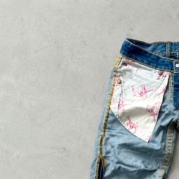True Religion Pants Blue Rare (S)