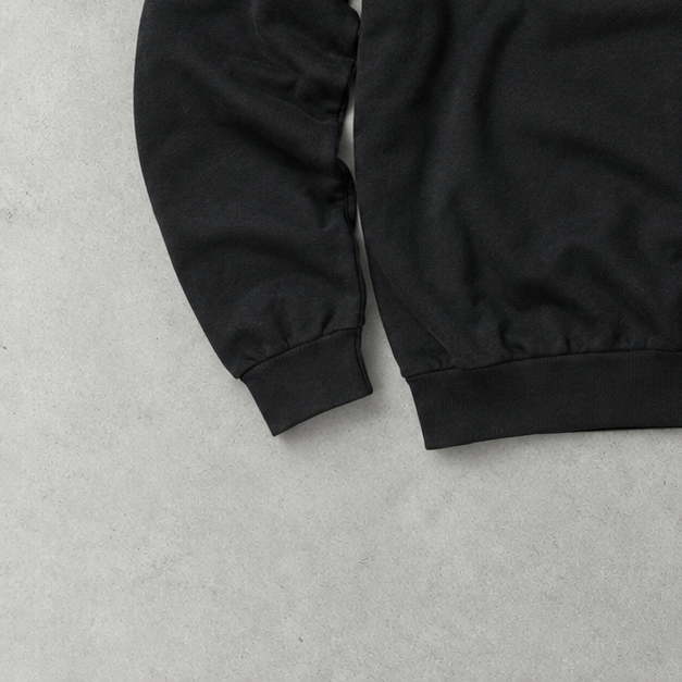 Ralph Lauren Sweater Schwarz Stitched Logo Rare (L)