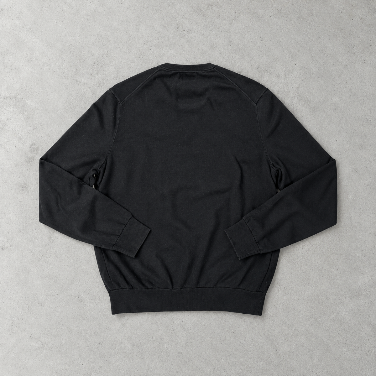 Ralph Lauren Sweater Schwarz Stitched Logo Rare (L)