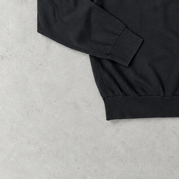 Ralph Lauren Sweater Schwarz Stitched Logo Rare (L)