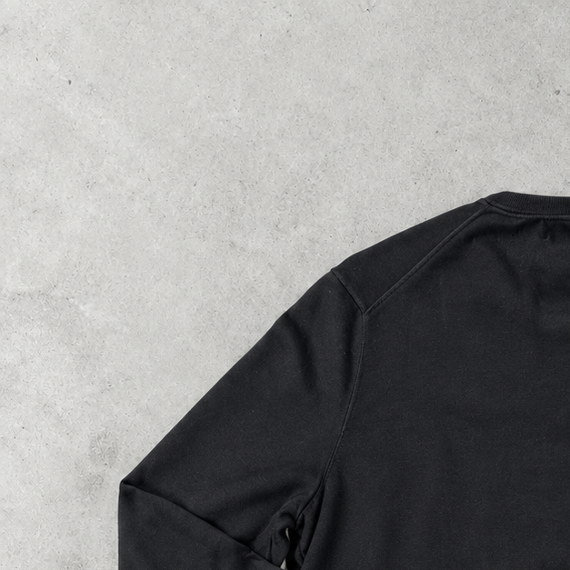 Ralph Lauren Sweater Schwarz Stitched Logo Rare (L)