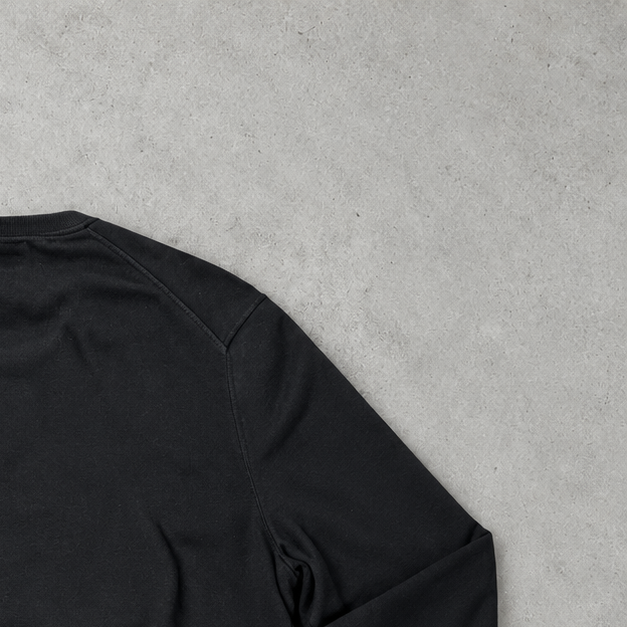 Ralph Lauren Sweater Schwarz Stitched Logo Rare (L)