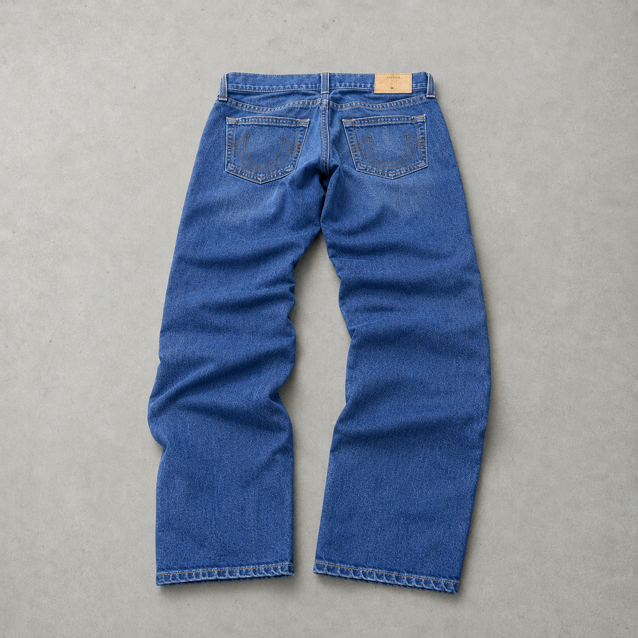 Y2K True Religion Bootcut Jeans Navy Rare (M) Stitched Logo