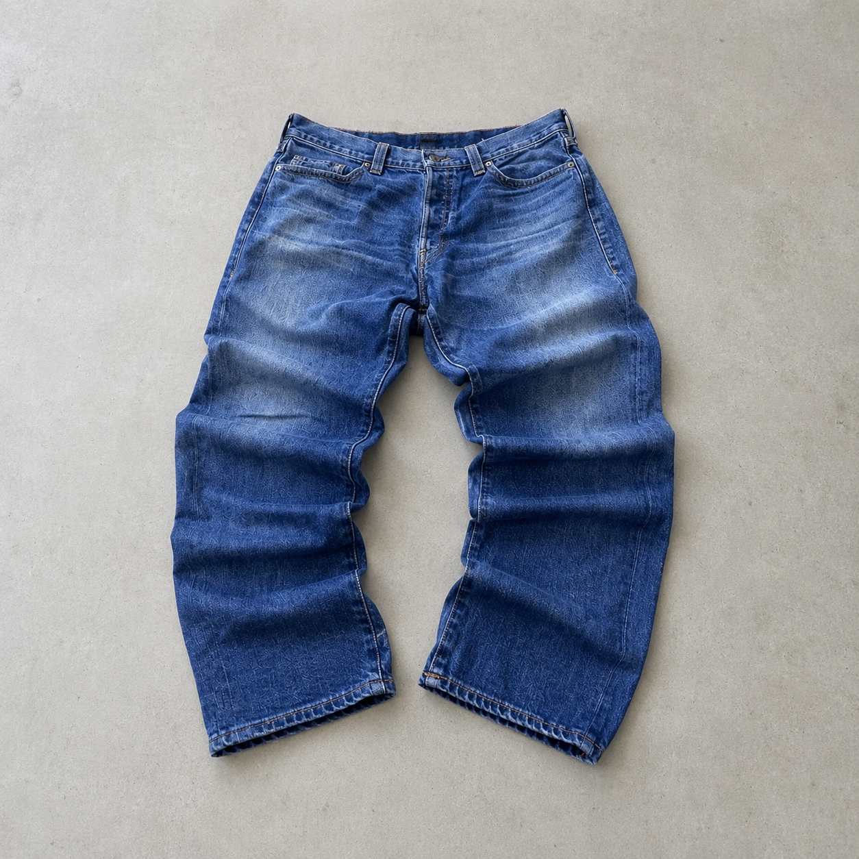 Y2K True Religion Bootcut Jeans Navy Rare (M) Stitched Logo