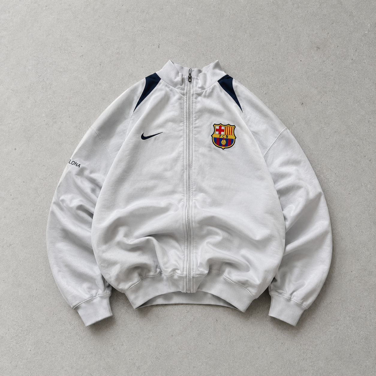 Y2K Nike Track Jacket Grey Limited (L)