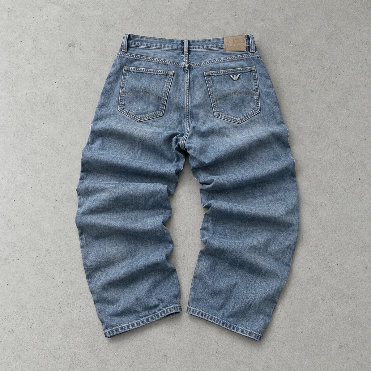 2000s Armani Jeans Straight Leg Jeans Blue Limited (W31 | DE 46)