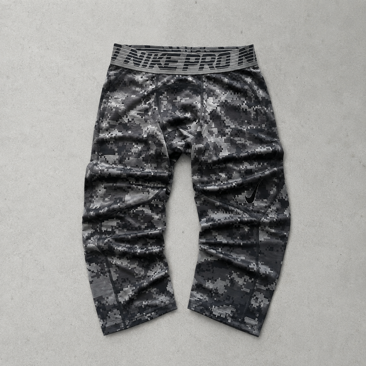 Nike Capri-Hose Grau / Schwarz Selten (M)
