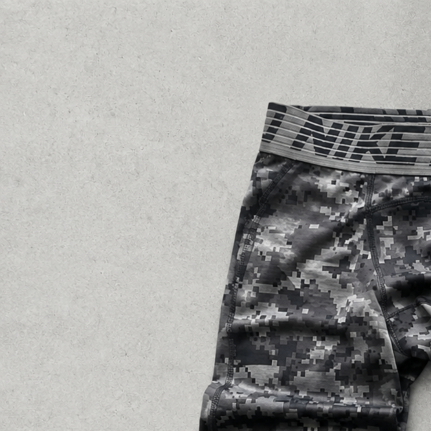 Nike Capri-Hose Grau / Schwarz Selten (M)