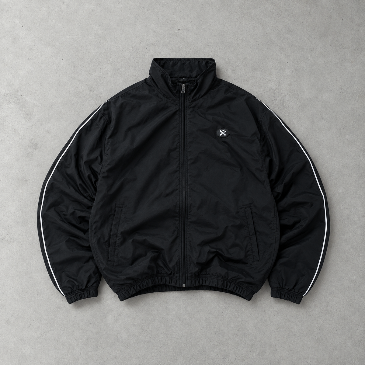 Veste de survêtement Adidas noire en édition limitée (M)