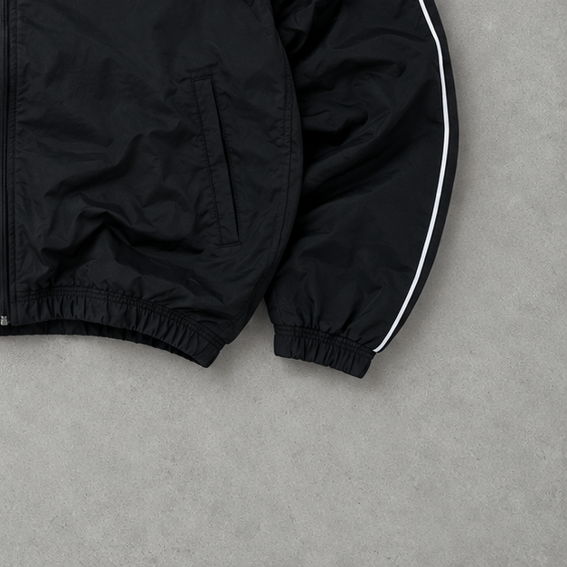 Veste de survêtement Adidas noire en édition limitée (M)