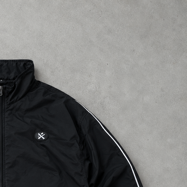 Veste de survêtement Adidas noire en édition limitée (M)