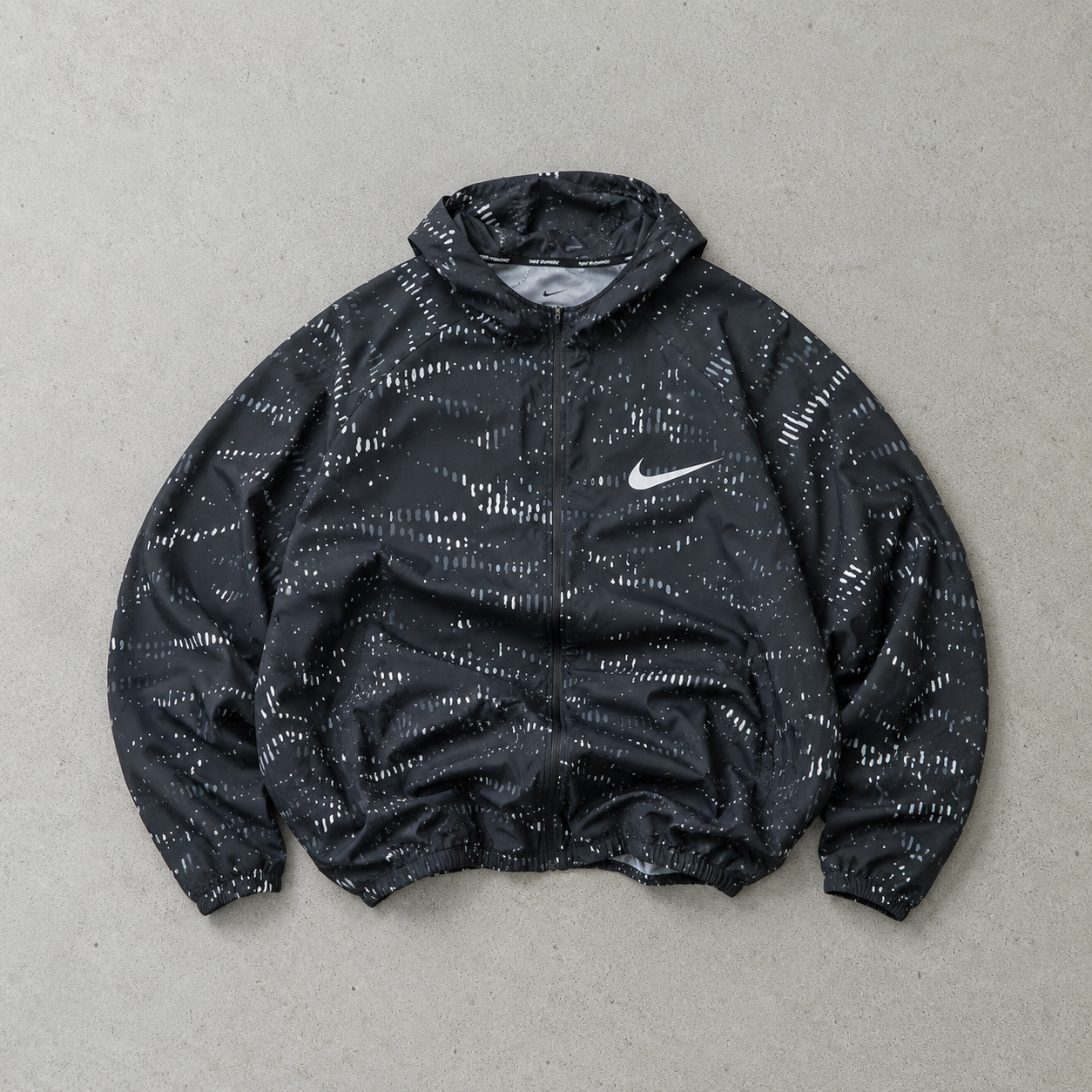 France Nike Windbreaker Black, Bunt Limited (L)