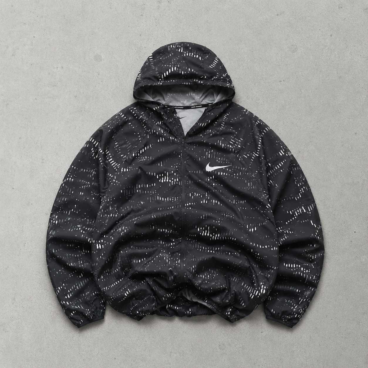 Nike Track Jacket Black, Bunt Rare (L)