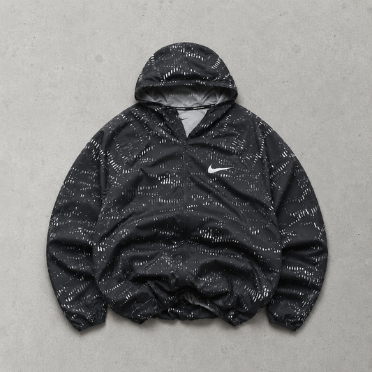 Nike Track Jacket Black, Bunt Rare (L)